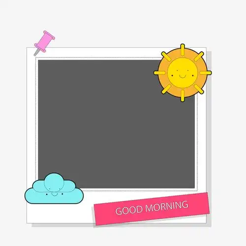 卡通照片边框矢量