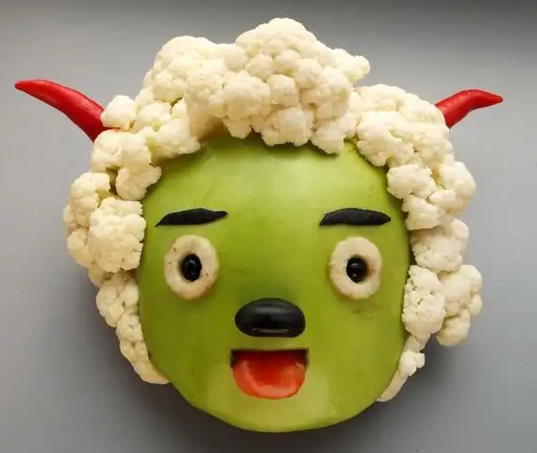 是高手没错了大爷制作出蔬菜版动物世界