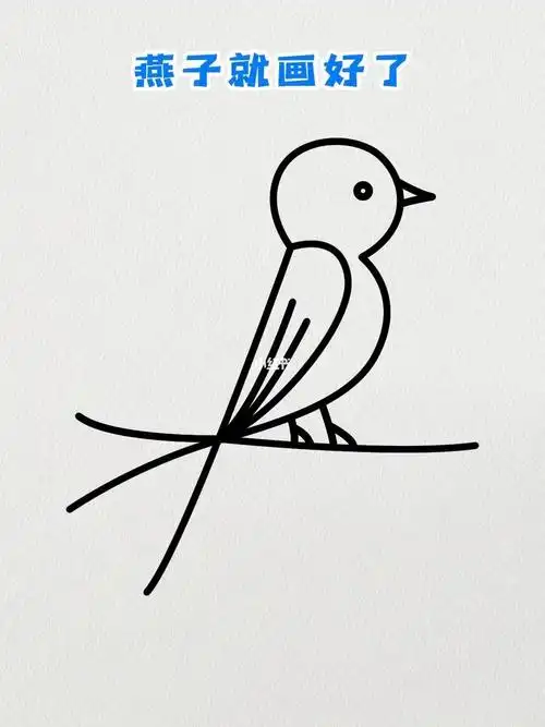 用123画小鸟