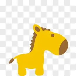 png卡通小女孩png木马玩具免抠元素pngpsd卡通小马白色可爱马pngpng