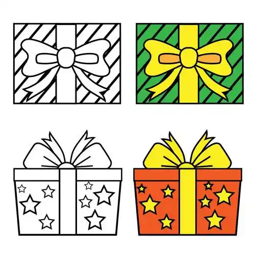 礼物简笔画 礼物简笔画图片