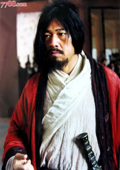 1997年电影《荆轲刺秦王》中影视明星张丰毅饰荆轲5吋形象照一张
