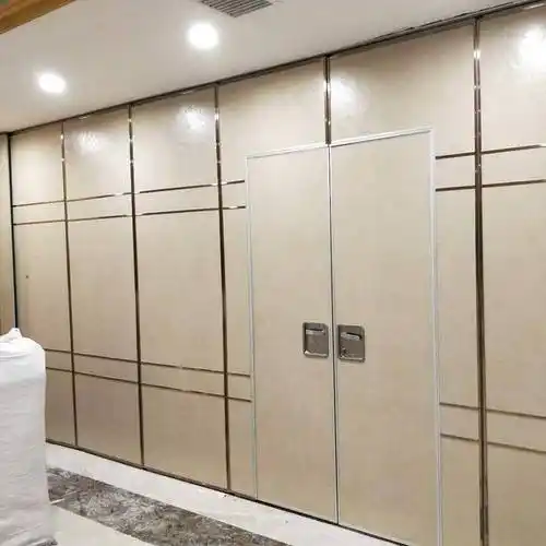 酒店活动隔断墙饭店包厢办公室折叠移动屏风推拉吊轨道隔音隔断墙