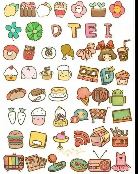 简笔画甜品 简笔画甜品 零食 简笔画图片大全-蒲城教育文学网