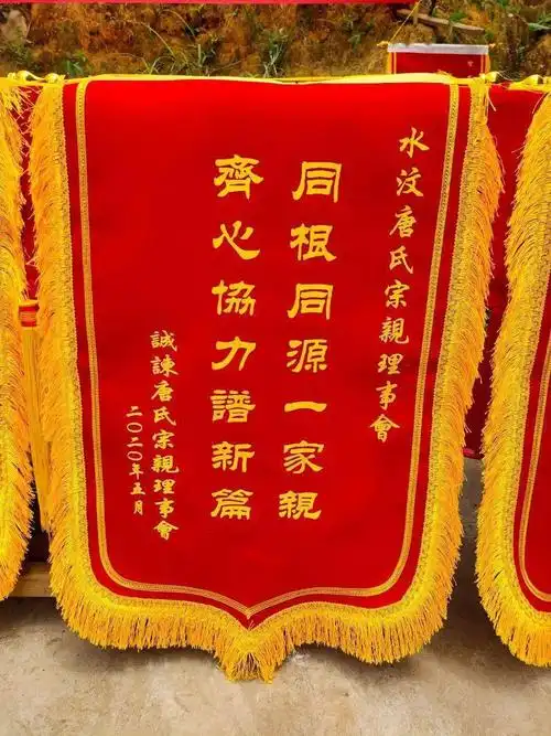 附:各镇唐氏宗亲分会赠送锦旗2020年5月3日岑溪市唐氏文化研究会宣