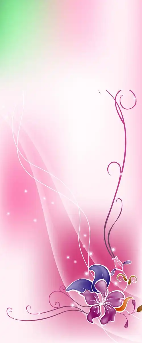 梦幻粉色渐变背景