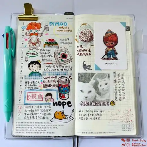 荷尔拜因小红盒74摄影:iphone 12#手帐分享  #寻找小红书绘画大神