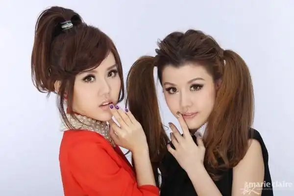 by2清新发型 夸张孖辫马尾萌爆