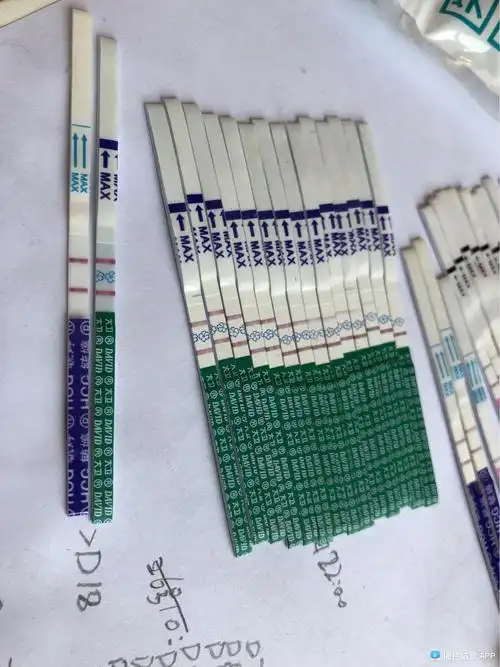 [试管婴儿]今天移植囊胚十四天,试纸加深明