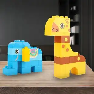 乐高入门级4岁女童简易乐高女孩系列简单积木拼装益智玩具大颗粒