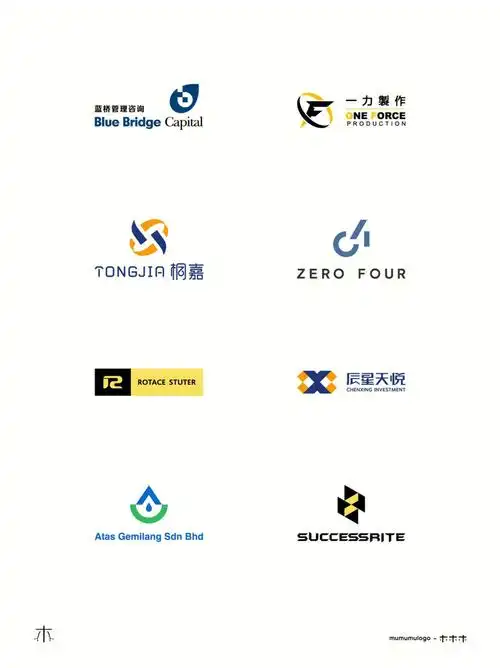 各种行业公司logo设计案例简约的设计