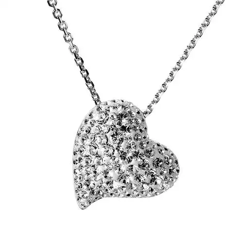 swarovski 施华洛世奇 银色心形水晶女士项链1121055