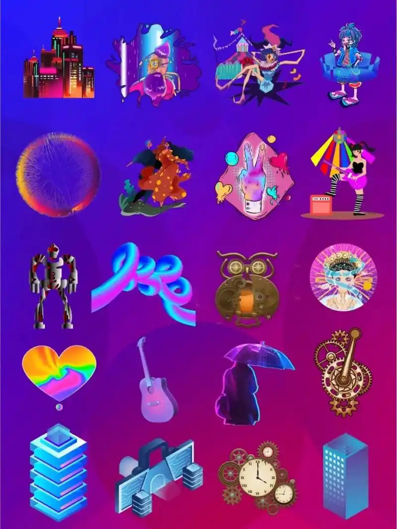 82本期分享超酷的赛博朋克素材第②弹 82视觉艺术,街头风,嘻哈