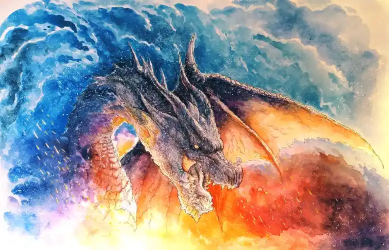 黑龙之怒(游戏静态壁纸) - 静态壁纸下载 - 元气壁纸