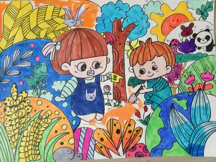 青岛市第52个世界地球日绘画大赛获奖作品选登二