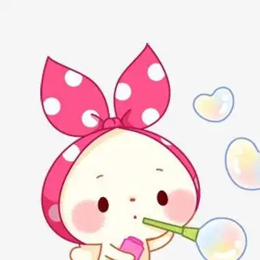 n女生头像动漫吹泡泡糖 - 可爱情侣头像!