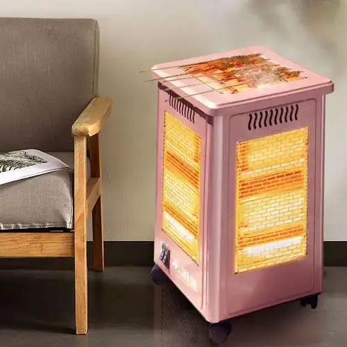 电暖器五面取暖器烧烤型家用烤火器四面小太阳电烤炉烤火炉独立站