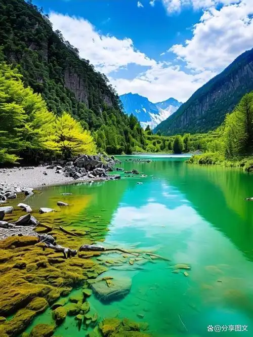 描绘的就是一幅美丽的自然山水图景,让我想起了那些令人心醉神迷的