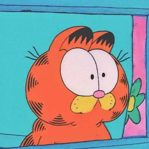 加菲猫头像超萌搞笑