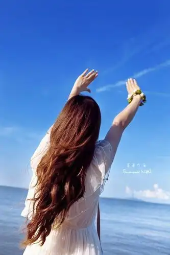 非主流女生看海,非主流-手机壁纸