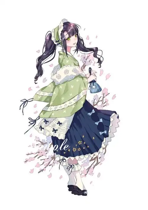 同人图 插画 壁纸 | 森系少女 | 半次元-第一中文cos绘画小说社区