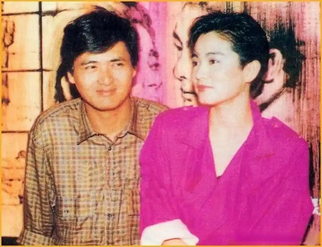 老照片:周润发和林青霞