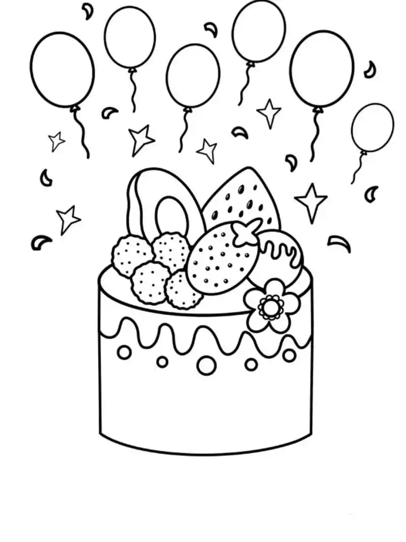 儿童画 #创意美术儿童画# #儿童简笔画# #儿童创意美术# #儿童蛋糕