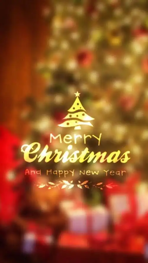 圣诞节唯美背景创意英文祝福