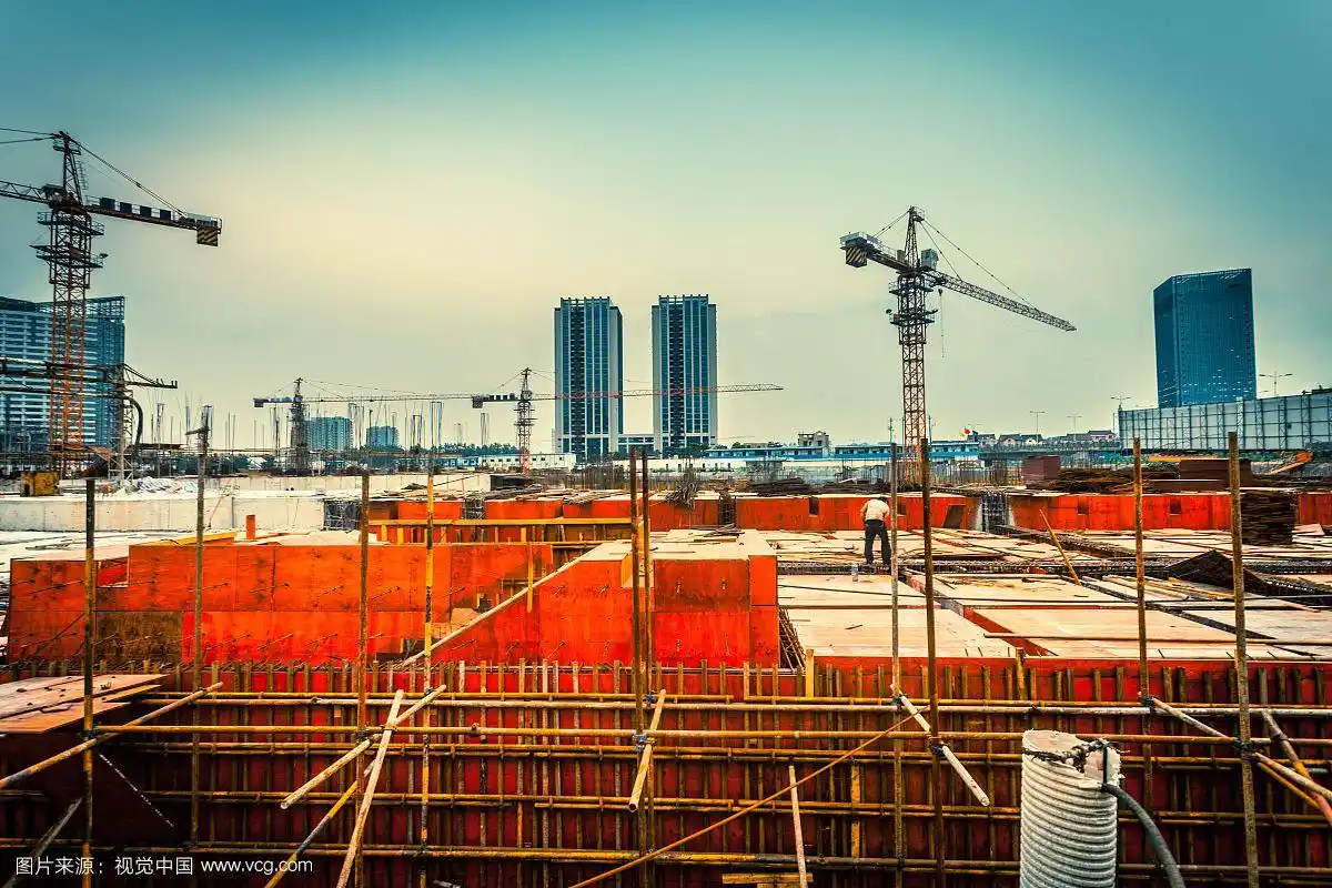 建设中的现代城市