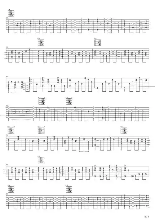 微凉的你吉他谱 陈绮贞-彼岸吉他 - 一站式吉他爱好者服务平台