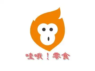 哇哦零食品牌logo设计