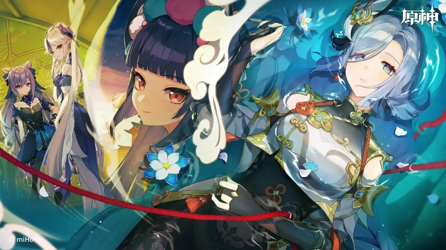 原神壁纸#  #高清电脑壁纸#  #电脑桌面壁纸#   官网宣传2k高清壁纸