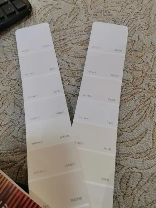 德国都芳漆色卡奶油风23年流行色实物色卡