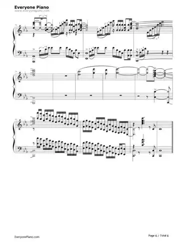 我的天空-青春派主题曲五线谱预览6