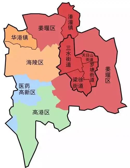 定了泰州行政区划这么调整