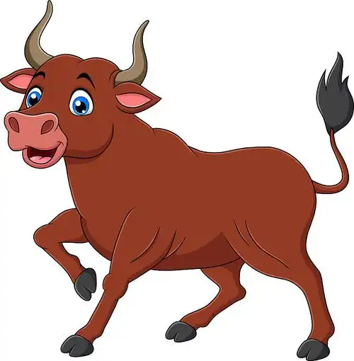 可爱的卡通牛图片
