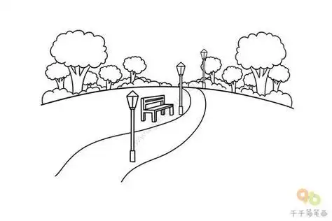 公园简笔画公园简笔画简单又漂亮