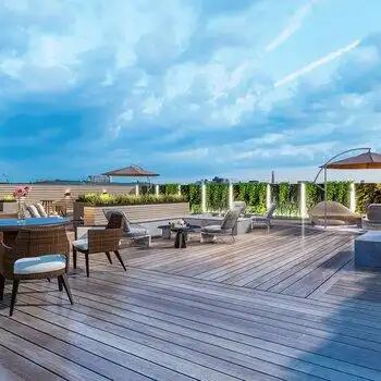 现代别墅景观露台