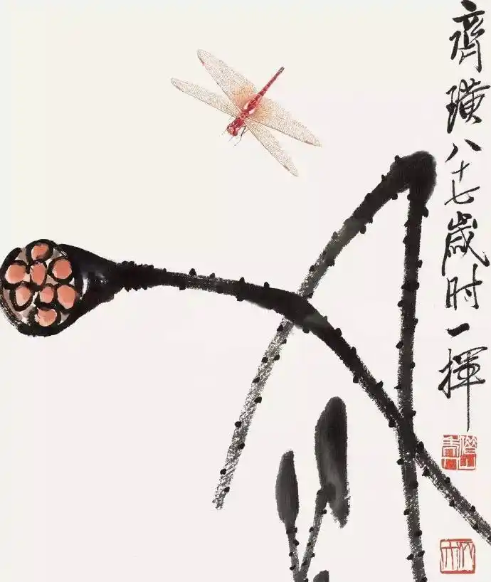 齐白石作品集合90张齐白石国画作品欣赏3
