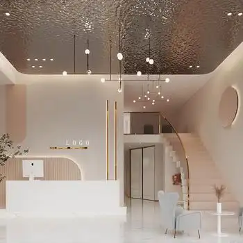 现代美容院大厅3d模型下载