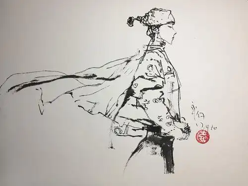 杨丽萍简笔画像杨丽萍孔雀舞简笔画杨丽萍孔雀舞简笔画