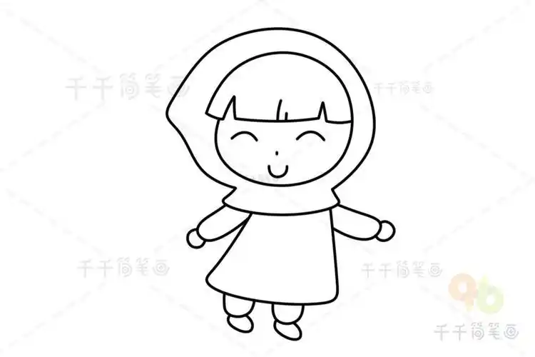 可爱的童话人物简笔画
