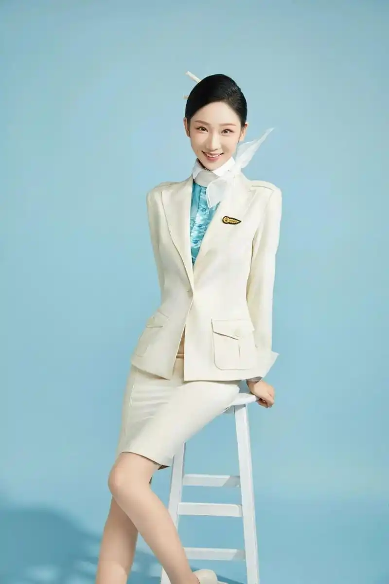 大韩航空96制服照 我尊嘟太爱噜