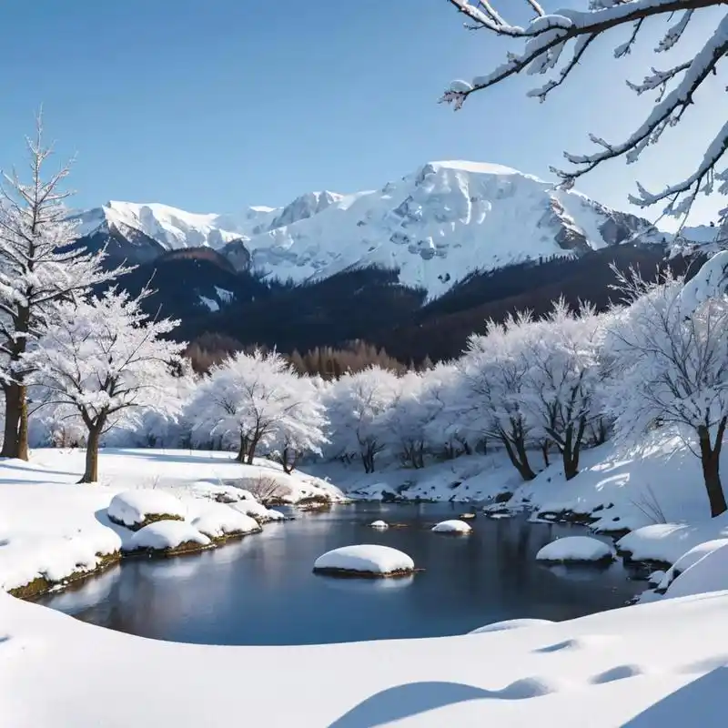 中老年头像:雪景.#美图分享 #欢迎取图 #好图分享 #精选 - 抖音