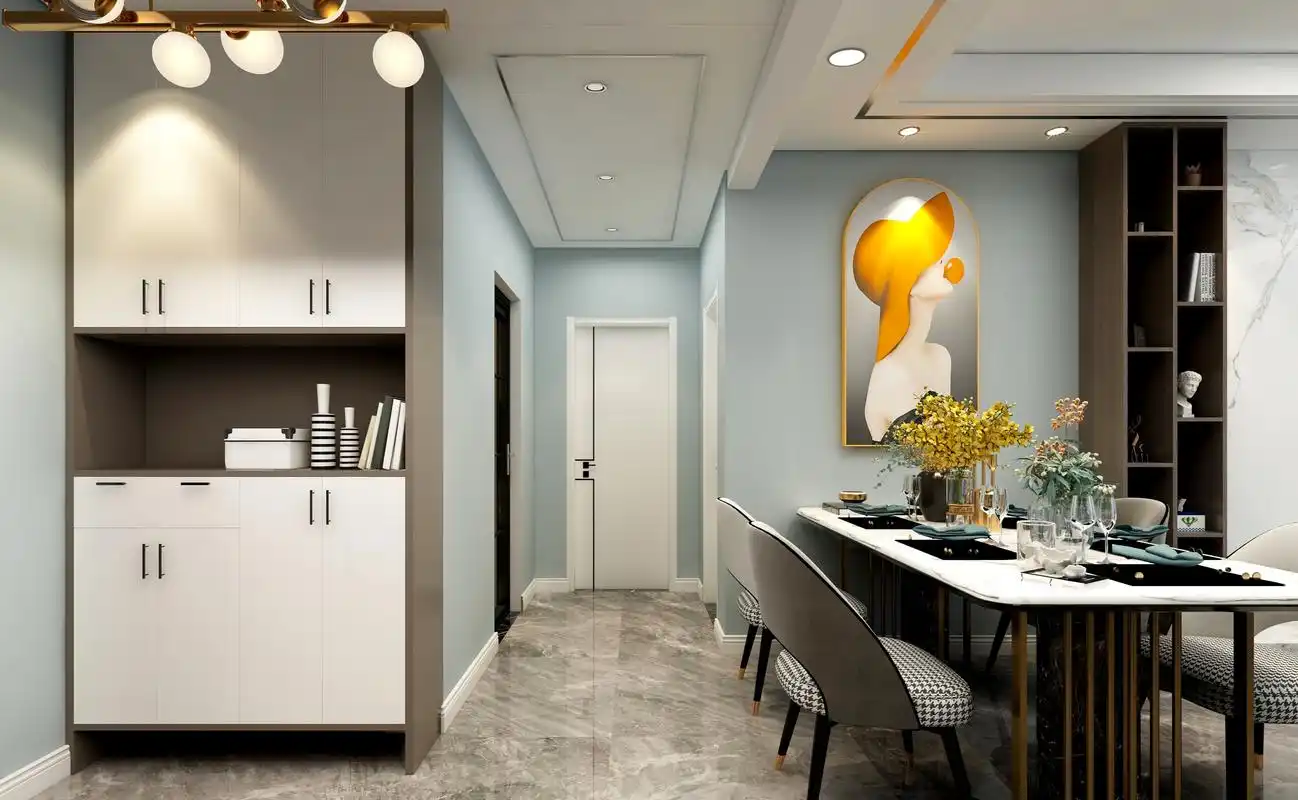 百郦湾105平小三室 现代简约装修