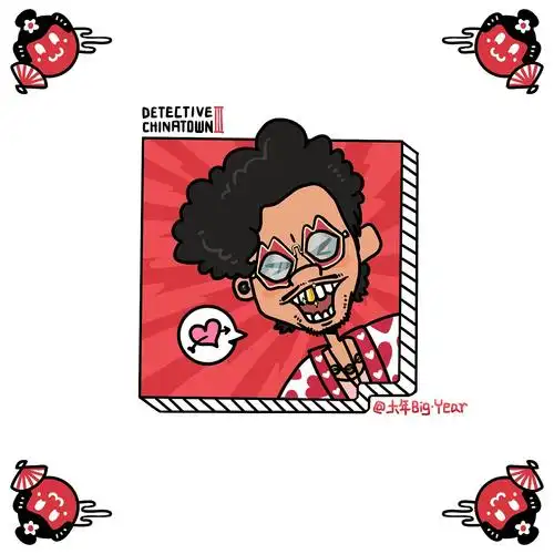 唐人街探案3超豪华阵容卡通漫画