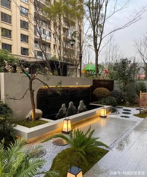 庭院花园美不美怎么让人知道,入户做得好便会吸引人驻足