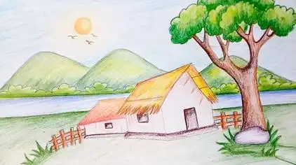 179万次观看·2年前如何用彩色铅笔画出一幅漂亮的风景画?