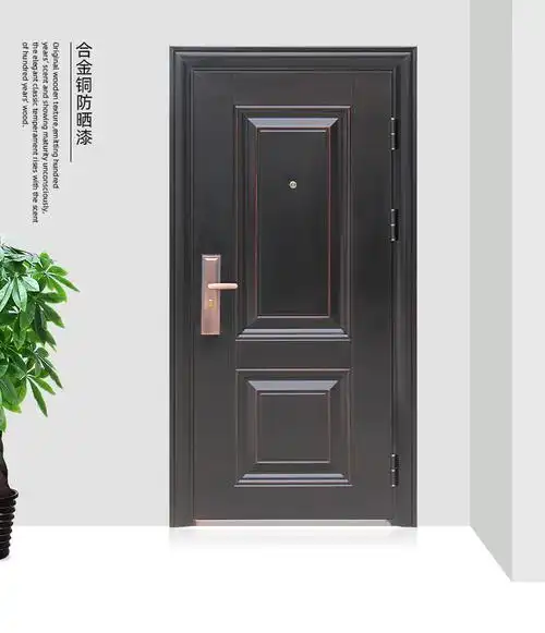 防盗门家用入户门钢质门出租房门带气窗通风进户门室外防晒工程门