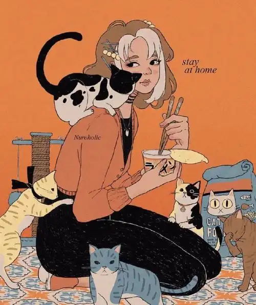 artist:nuroholic没有灵感,那就寻找灵感~创意插画临摹素材——shou